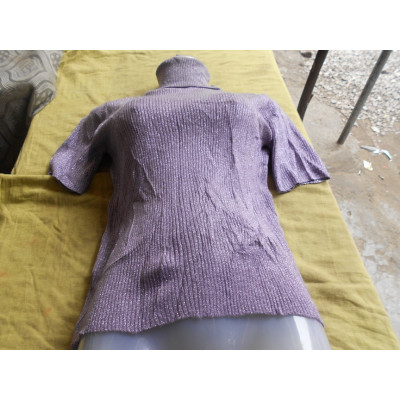Export Surplus High Neck Purple Sweater
